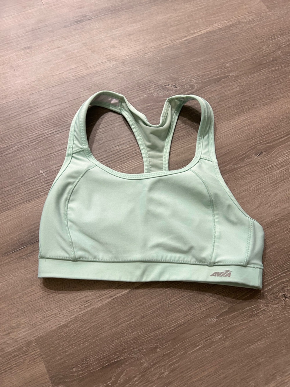 Avia Light Mint Green Racerback Sports Bra